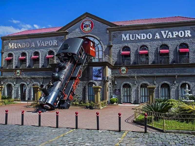 Apartamento Luxuoso No Cond Vista Do Quilombo A 50 Metros Do Hard Rock Cafe Gramado Buitenkant foto